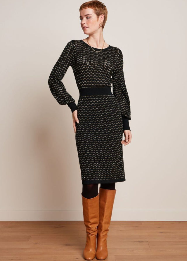 Pacific Black Dress for Women in Organic Cotton