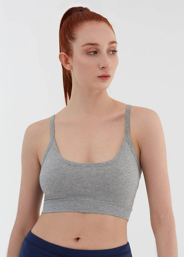 Top Bustier bra in organic cotton