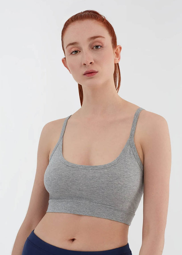 Top Bustier bra in organic cotton