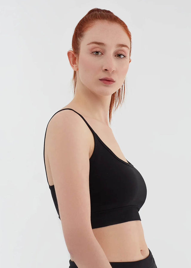 Top Bustier bra in organic cotton