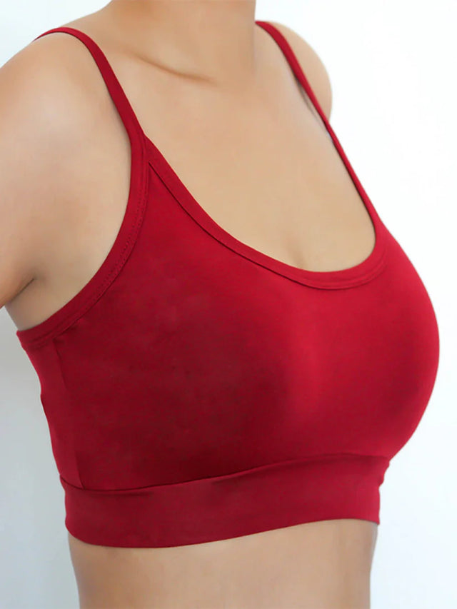 Top Bustier bra in organic cotton