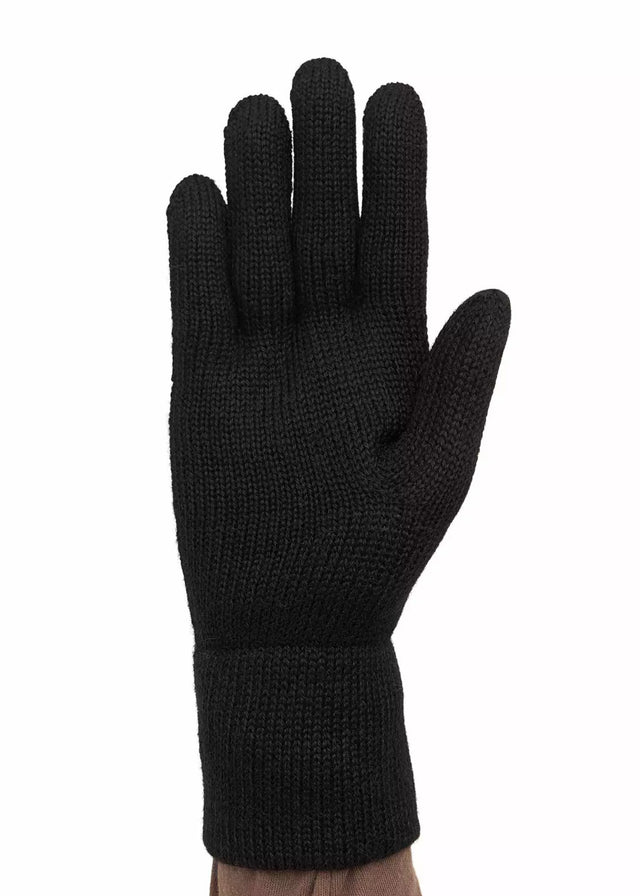 UNI solid color unisex gloves in pure Alpaca wool