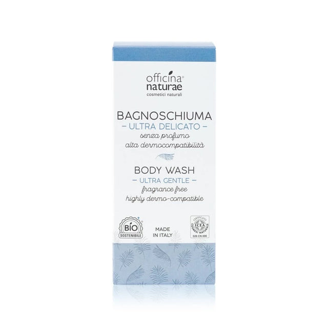 Bagnoschiuma ultra delicato senza profumo EcoBio Vegan