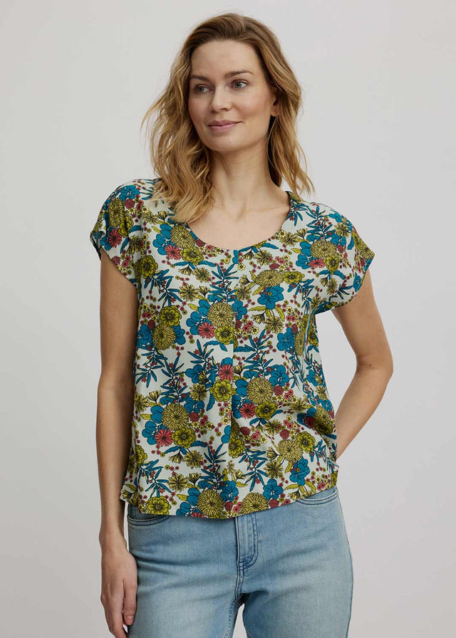 Blusa bouquet da donna leggera in ECOVERO™