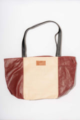 Elba two-volume bag in EquoSolidale recycled leather