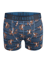 Men's Organic Cotton Boxer Shorts - Animal Tiger