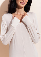 Camicia da notte Taylor in Micromodal e Cashmere