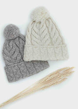 Supersoft merino wool hat with pom pom