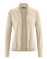 Women's knitted jacket in hemp and organic cotton