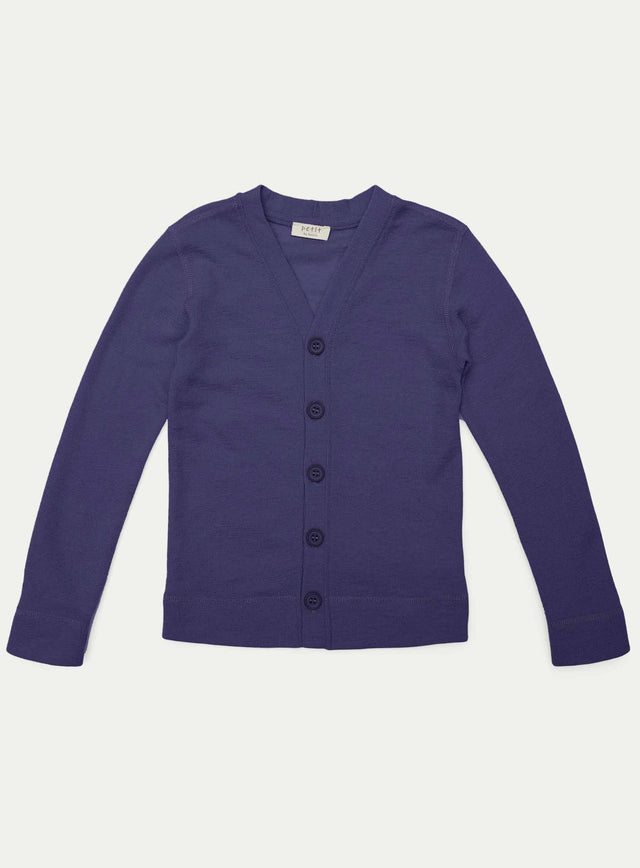 Viggo cardigan for children in pure merino wool