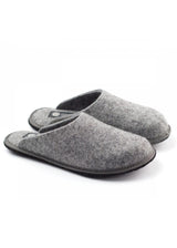 Gray Holi slippers in wool felt