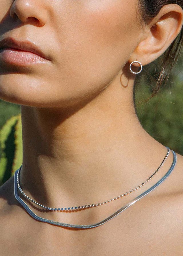 Anatole Silver Choker