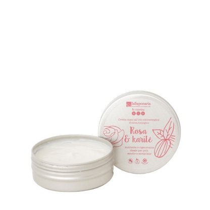 Crema mani Rosa e Karité