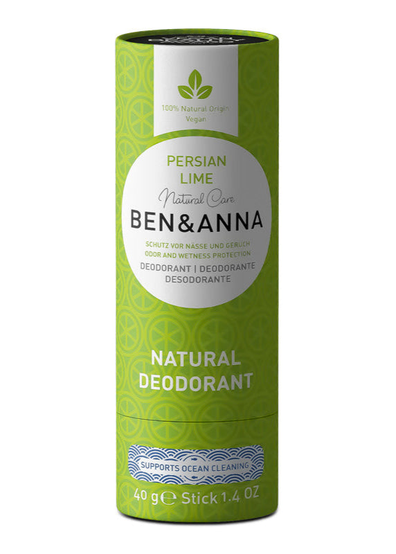 Solid deodorant stick PERSIAN LIME Bio Vegan Zero Waste