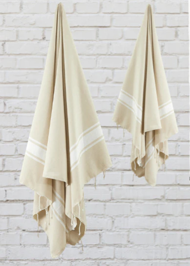 Asciugamano Fouta Kids 75 x 130 cm in cotone riciclato