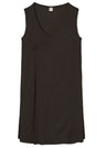 Long vest for women in pure merino wool