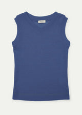 Fred children's vest in pure merino wool