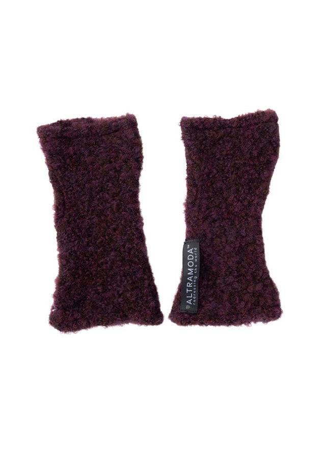 Greta Women's Gloves in Bouclè Wool and Silk