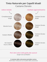 Vegetable hair dye Golden Brown