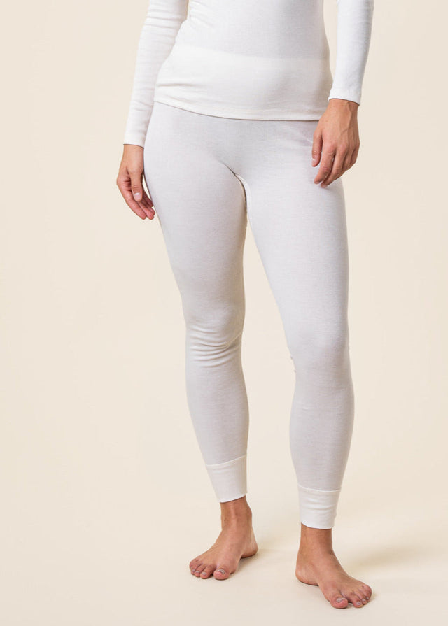 Mutande lunghe leggings da donna 100% cotone biologico