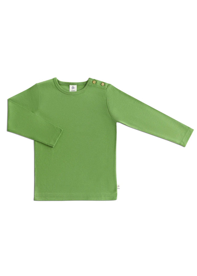 Maglia manica lunga 100% cotone biologico Verde