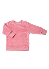 Nicky sweater for children in organic cotton chenille