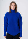 Maglione Dolcevita over da donna in lana responsabile e cashmere