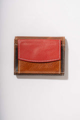 Smooth wallet with Fairtrade vegetable tanning