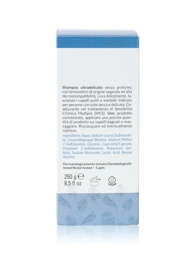 Shampoo ultra delicato senza profumo EcoBioVegan