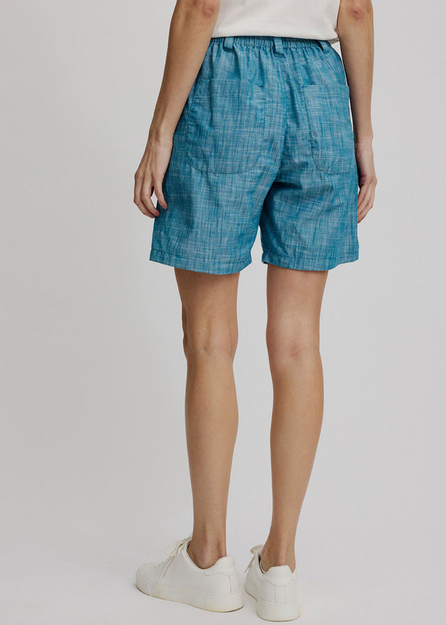 Women's High-Waisted Organic Cotton Shorts