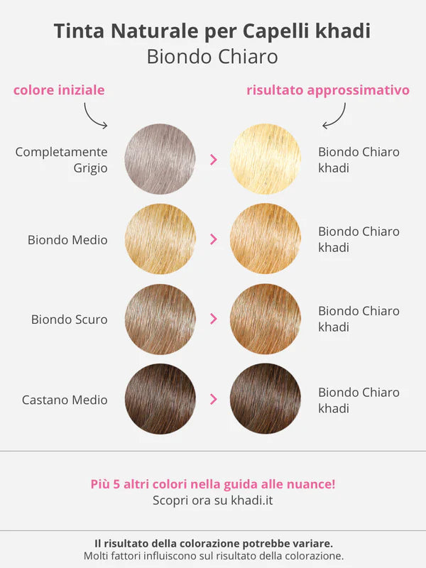 Vegetable dye for light blonde hair