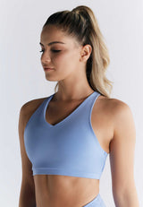 Sport top padded in organic cotton