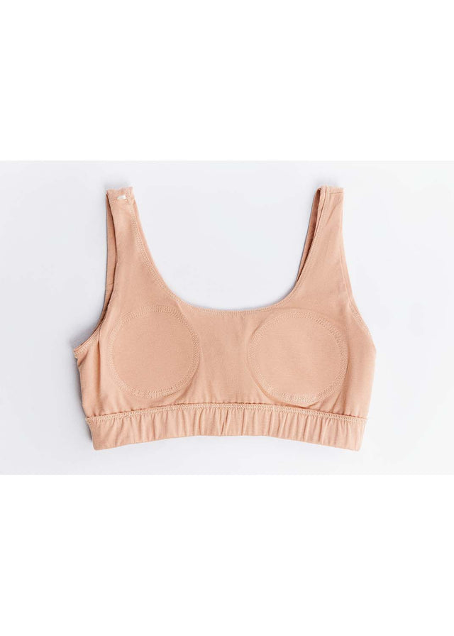 Reggiseno Top imbottito in cotone biologico