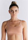 Organic cotton padded bra top