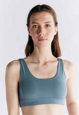 Organic cotton padded bra top