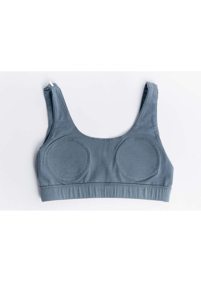 Organic cotton padded bra top