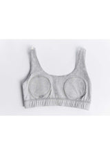 Organic cotton padded bra top