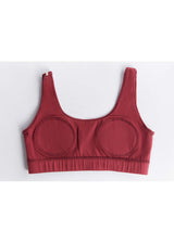 Organic cotton padded bra top