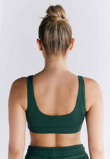 Organic cotton padded bra top