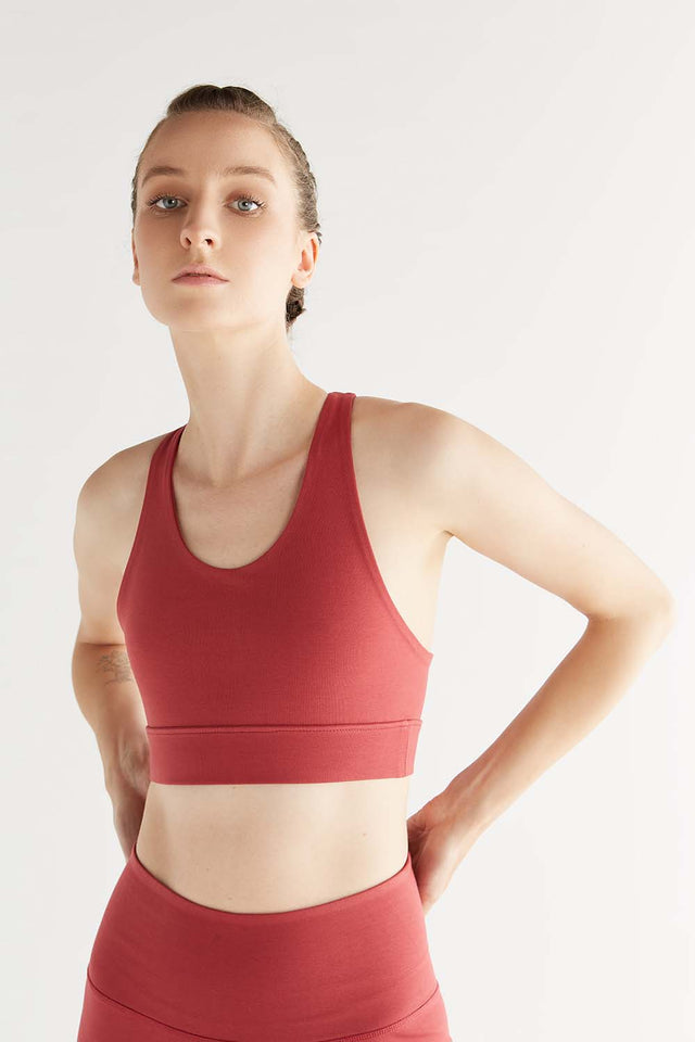 Women's Yoga Top in Organic Cotton