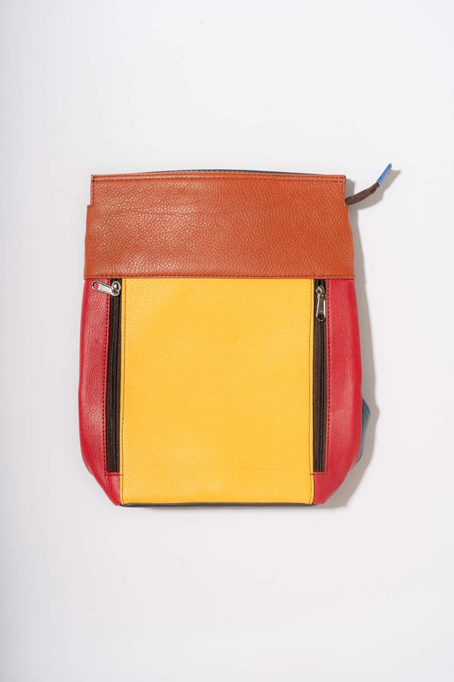 Berli Soruka backpack in Fairtrade recycled leather