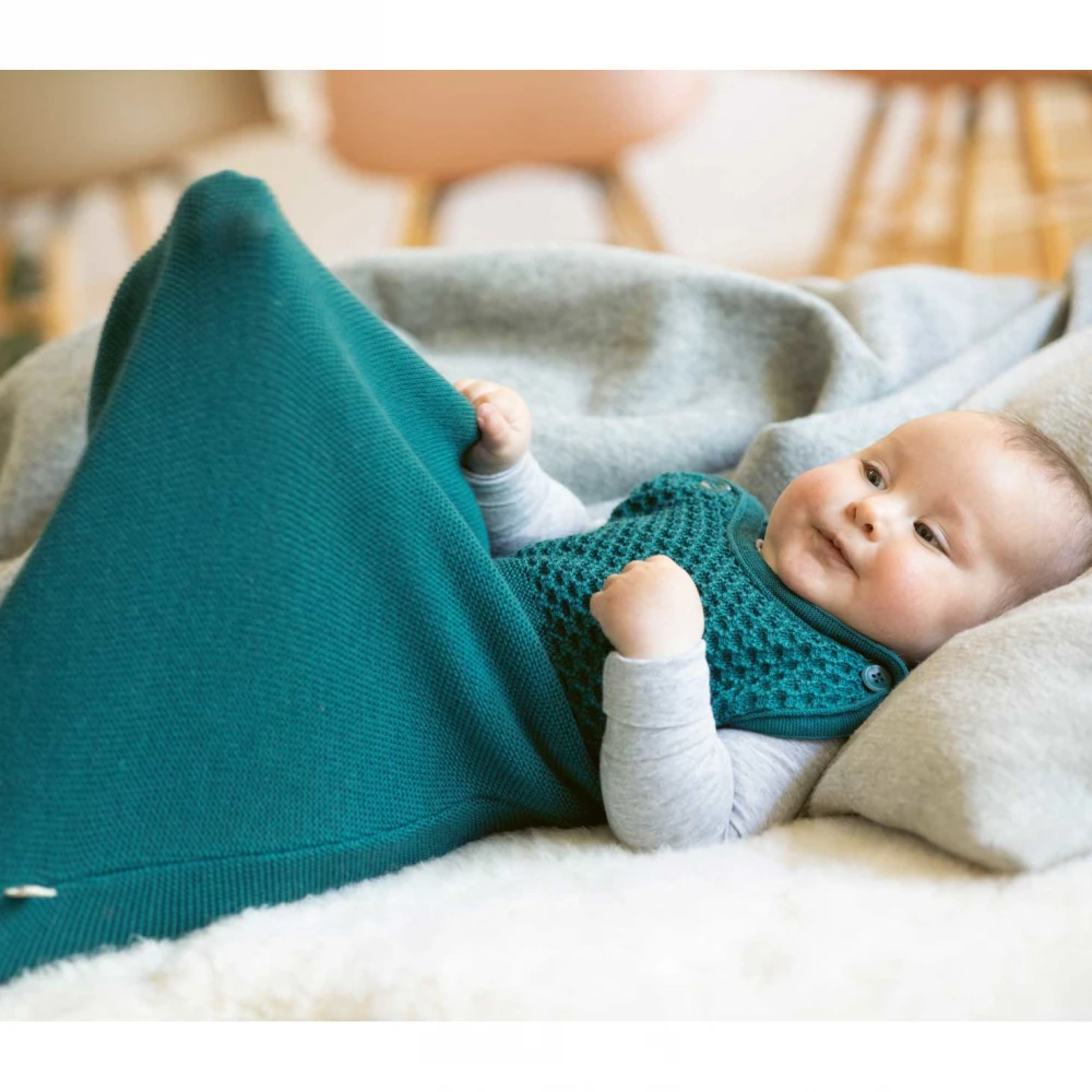 Disana Toddler/Child/Adult Knit Neck Buff, Merino Wool – Warmth