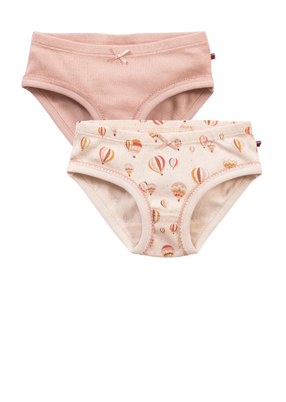 Squirrel Panties 2 pcs for Girl in pure organic cotton